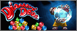 Diamond Drop arcade game: Help Jerry become the owner of the most incredible diamond treasure